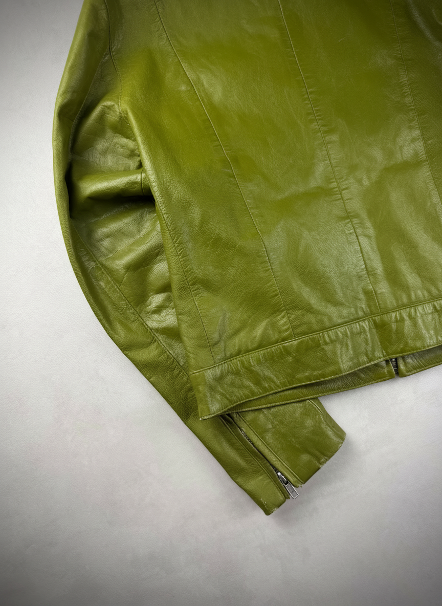 Vgt biker leather jacket S