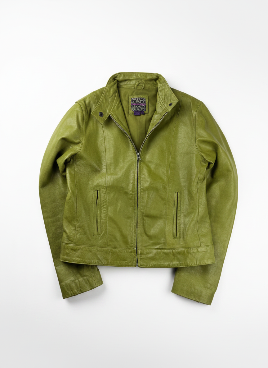 Vgt biker leather jacket S