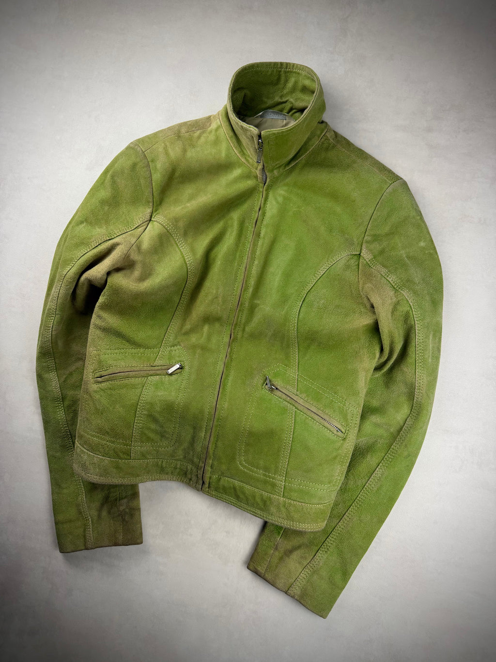 Veste suède pomme