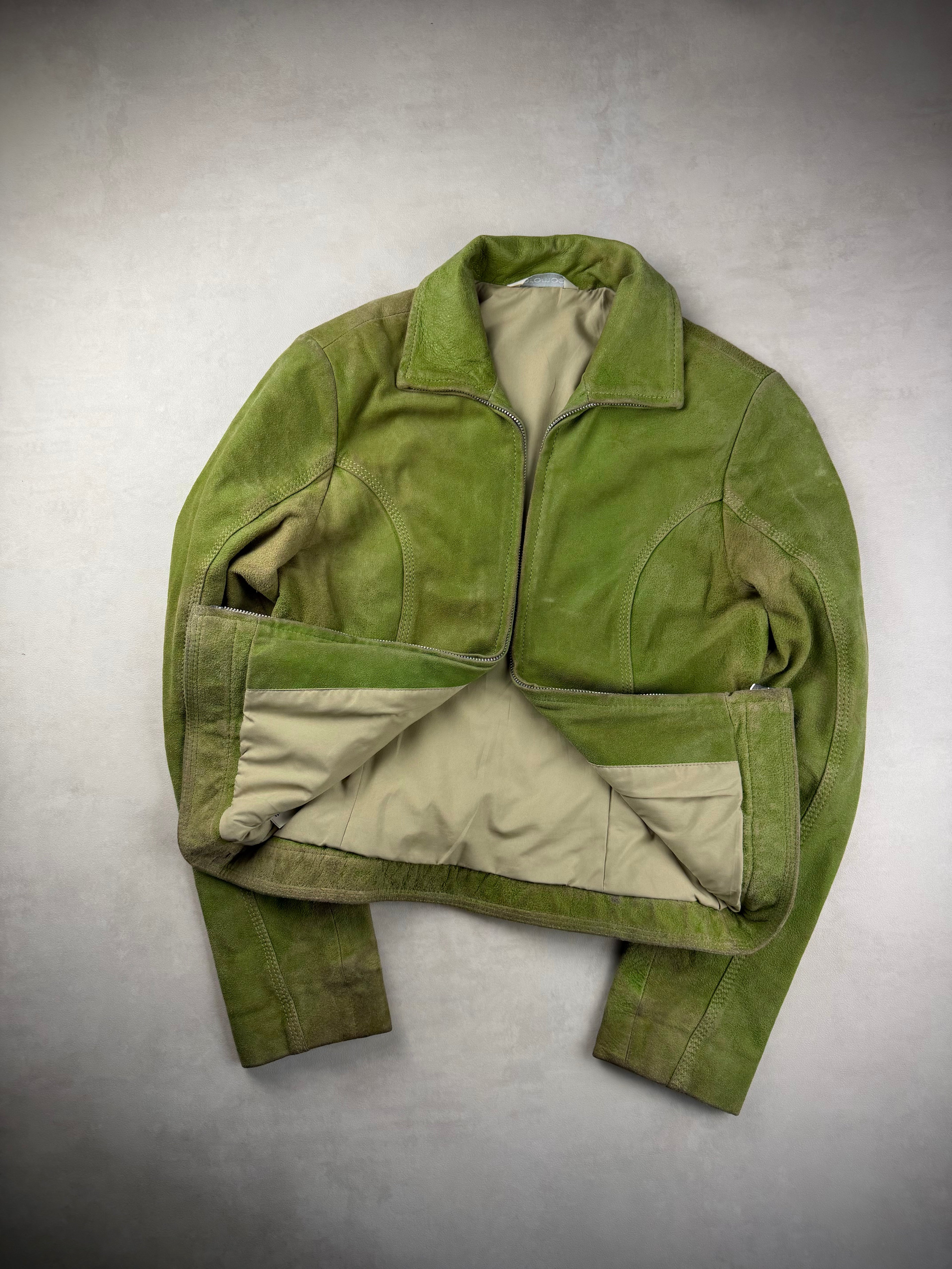 Veste suède pomme