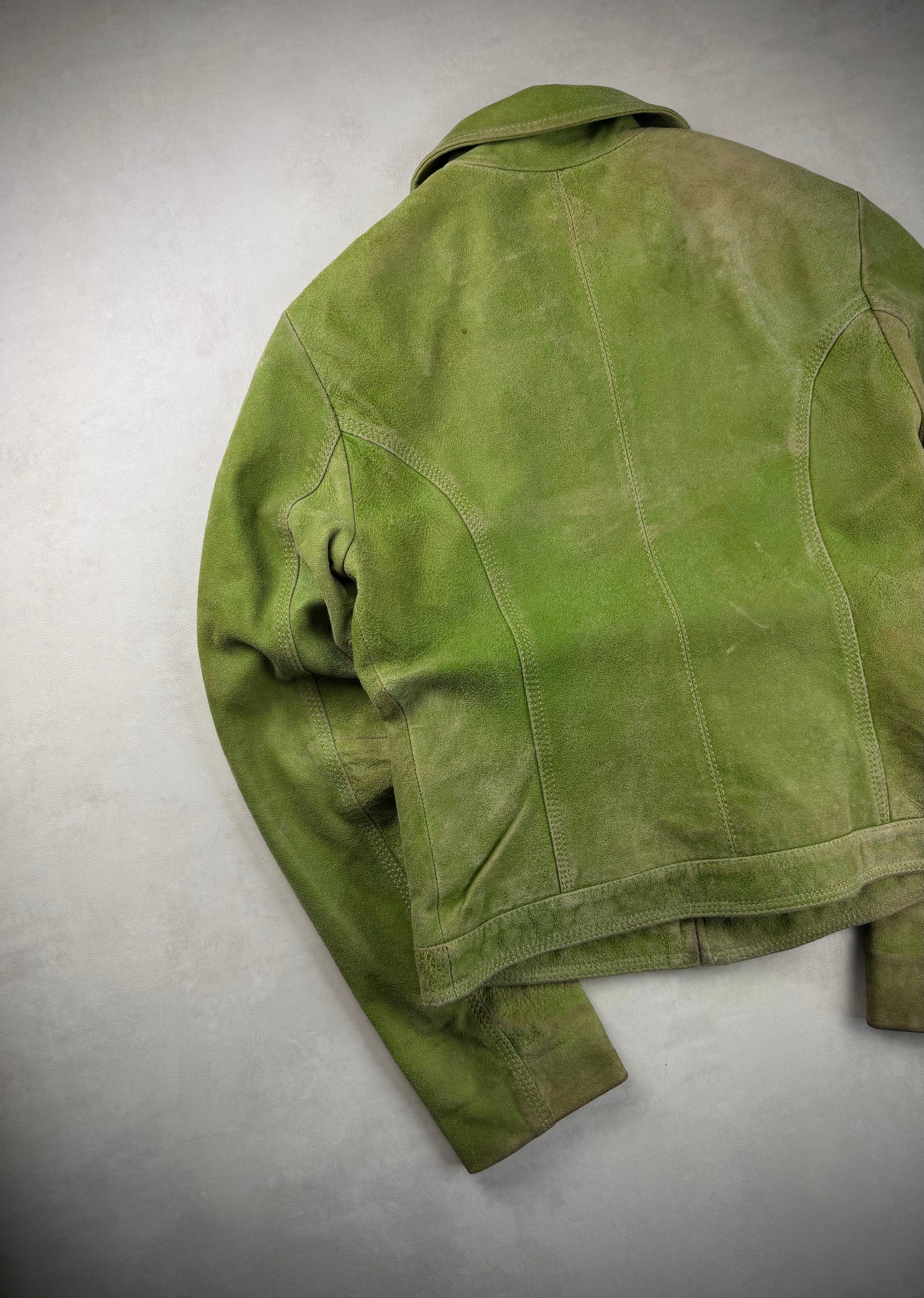 Veste suède pomme