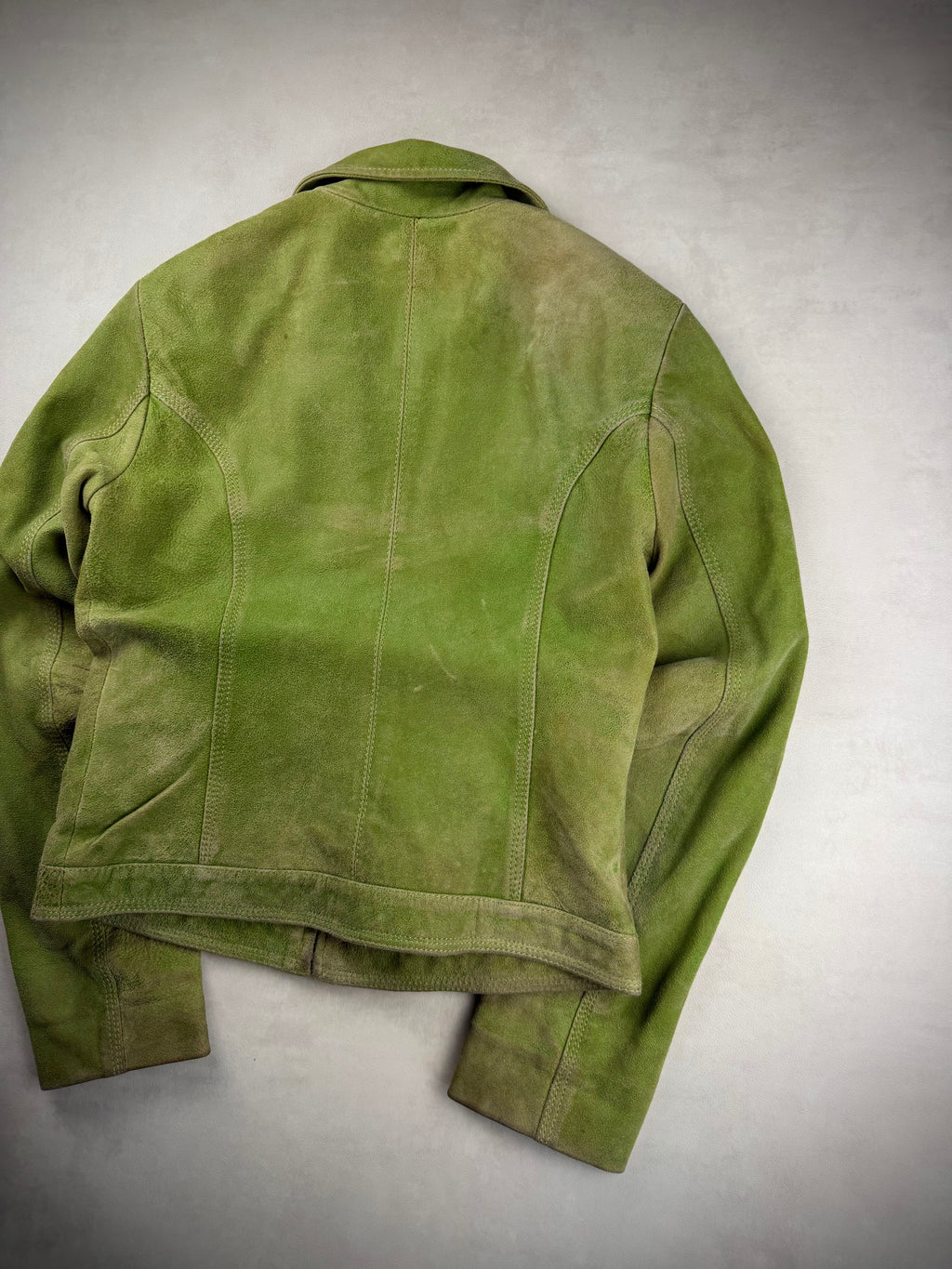 Veste suède pomme